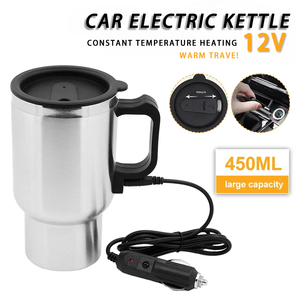 Outdoor Camping Kettle - Elektryczny podgrzewacz samochodowy DC 12V 450ml