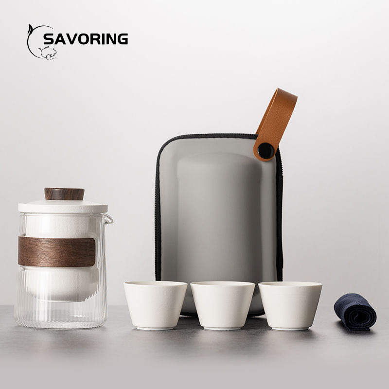 Camp Utensil Set - Prosty Chiński Ceramiczny Zestaw do Herbaty