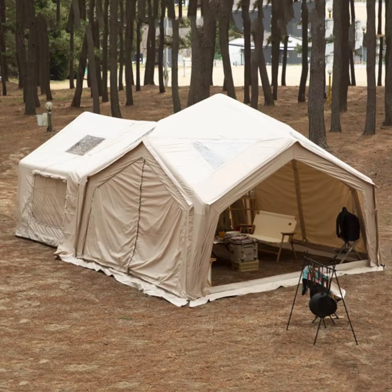 Outdoor Camping Inflatable Tent - Namiot kempingowy dmuchany, wodoodporny, wytrzymały, z