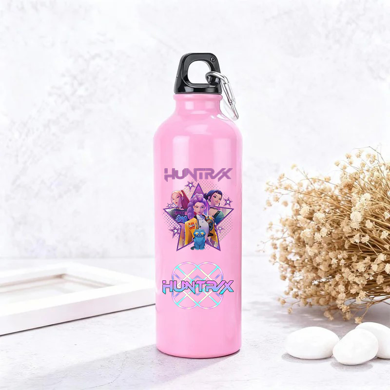 Outdoor Camping Anime - Aluminiowa butelka na wodę z motywem
