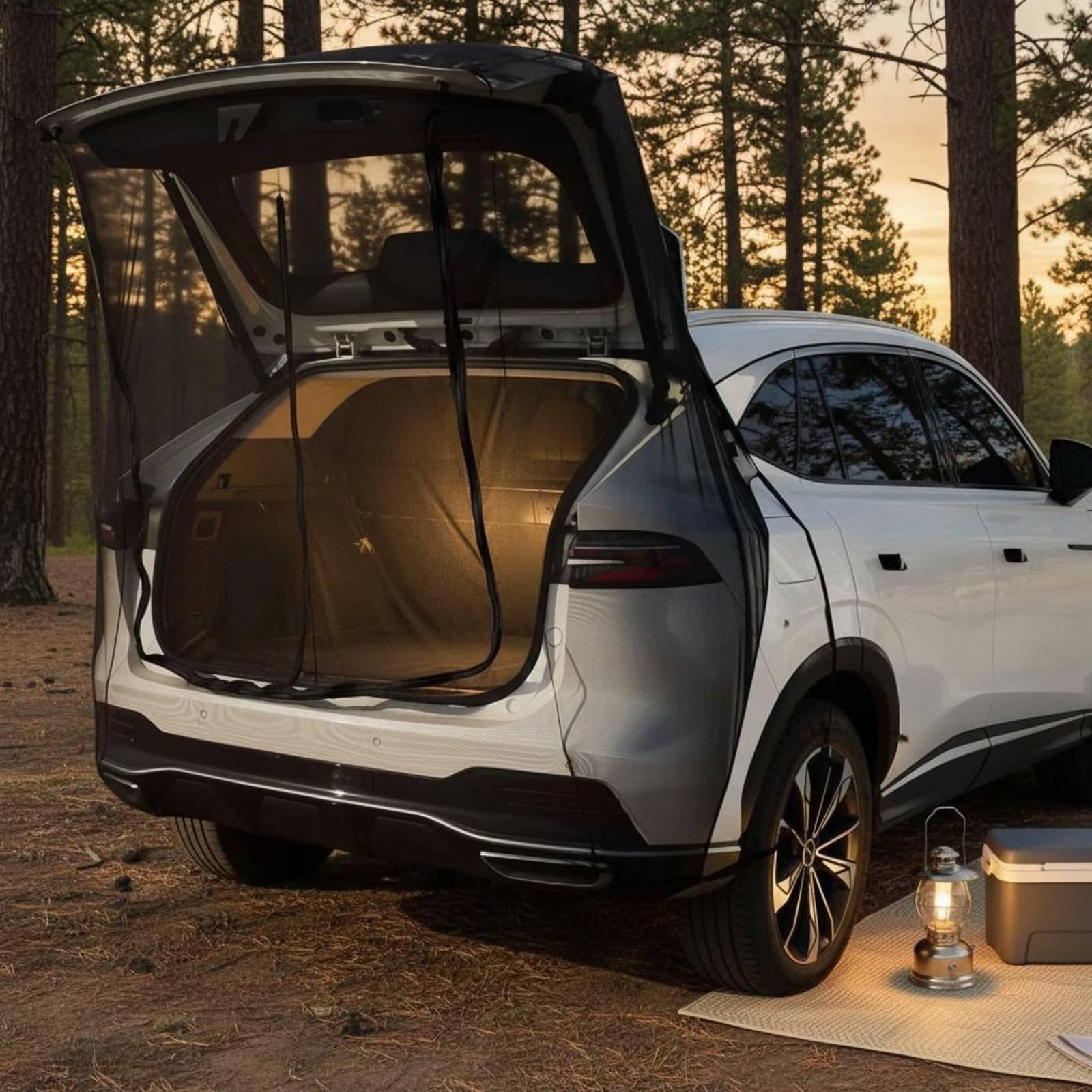 Outdoor Camping Car Tent - Siatka na tylną drzwię, moskitiera, namiot
