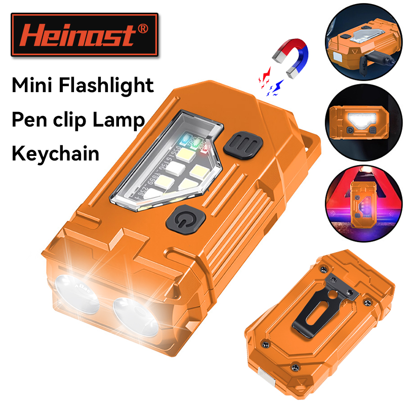 Headlamp - Mini Latarka EDC Brelok Akumulatorowa Magnetyczna