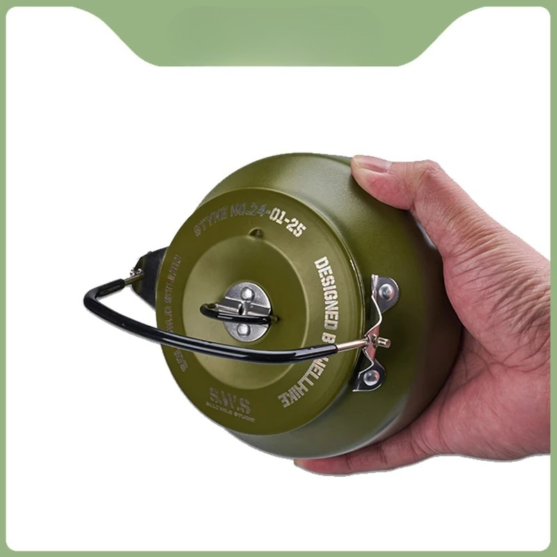 Outdoor Camping Solo - Mini czajnik turystyczny 0.8L na wodę,