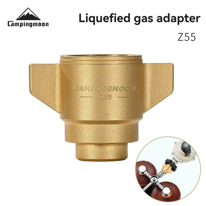 Japanese Outdoor Camping - Adapter mosiężny do butli gazowych typu