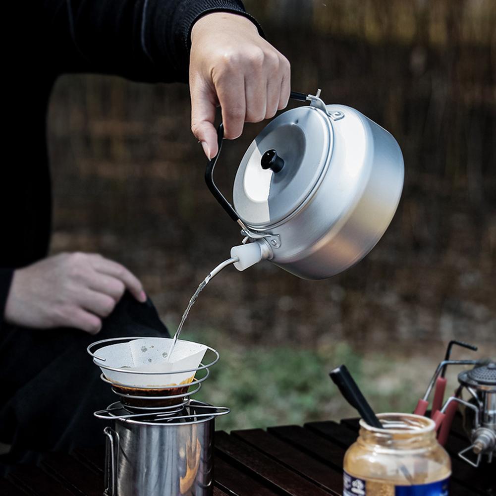 Outdoor Camping Kettle - Czajnik turystyczny 800ml z przedłużoną rurką