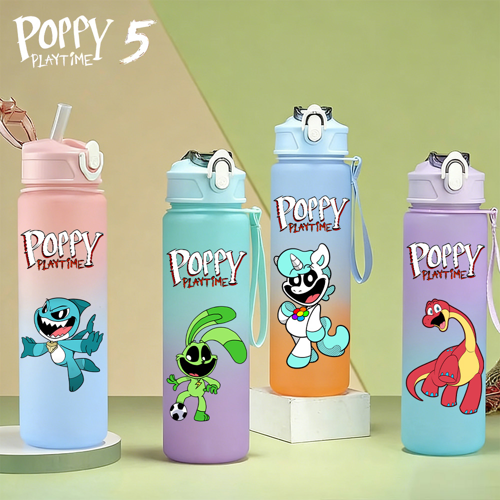 Outdoor Camping Movies - Butelka ze słomką Poppy Playtime 750ml,