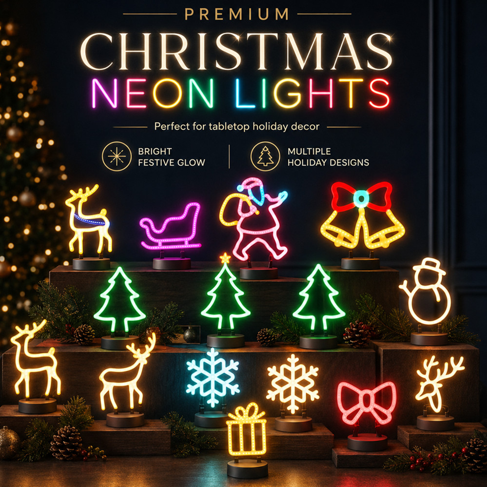 Headlamp - Świąteczna dekoracja LED Neonowy znak świetlny