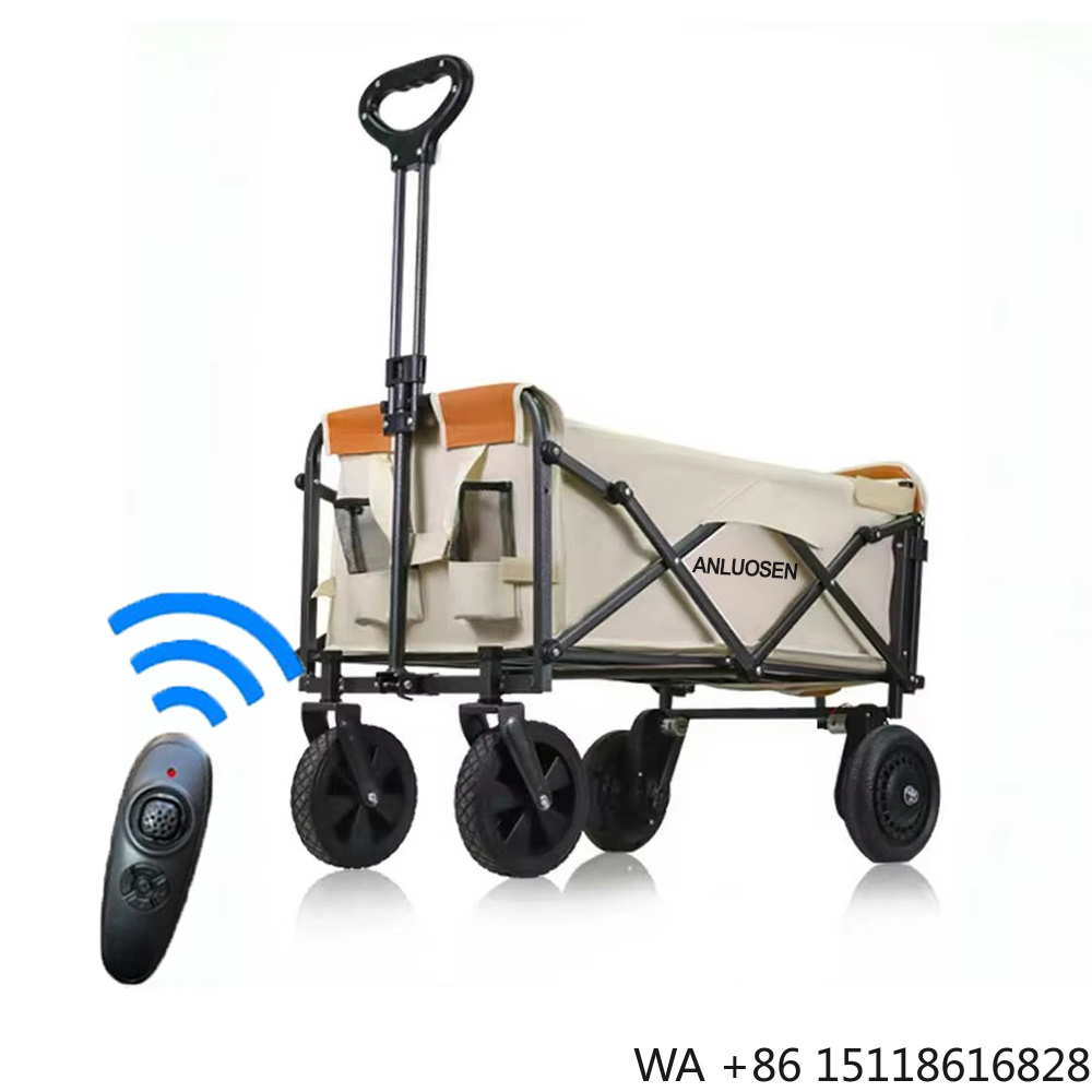 Outdoor Camping And Fishing - Elektryczny wózek kempingowy składany 2000mAh zasilany