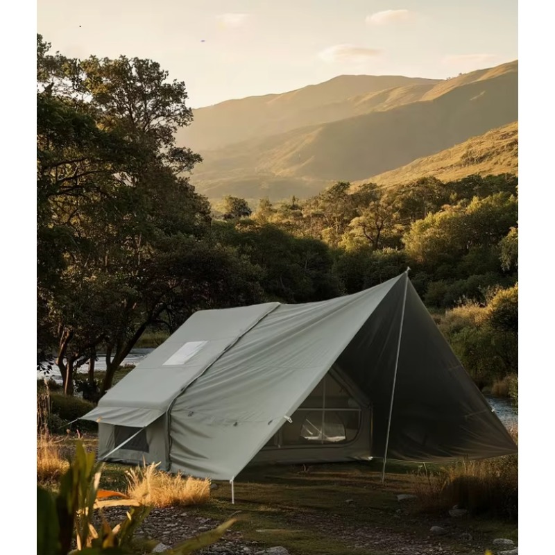 Outdoor Camping Inflatable Tent - Namiot dmuchany na kemping, luksusowy, całoroczny,