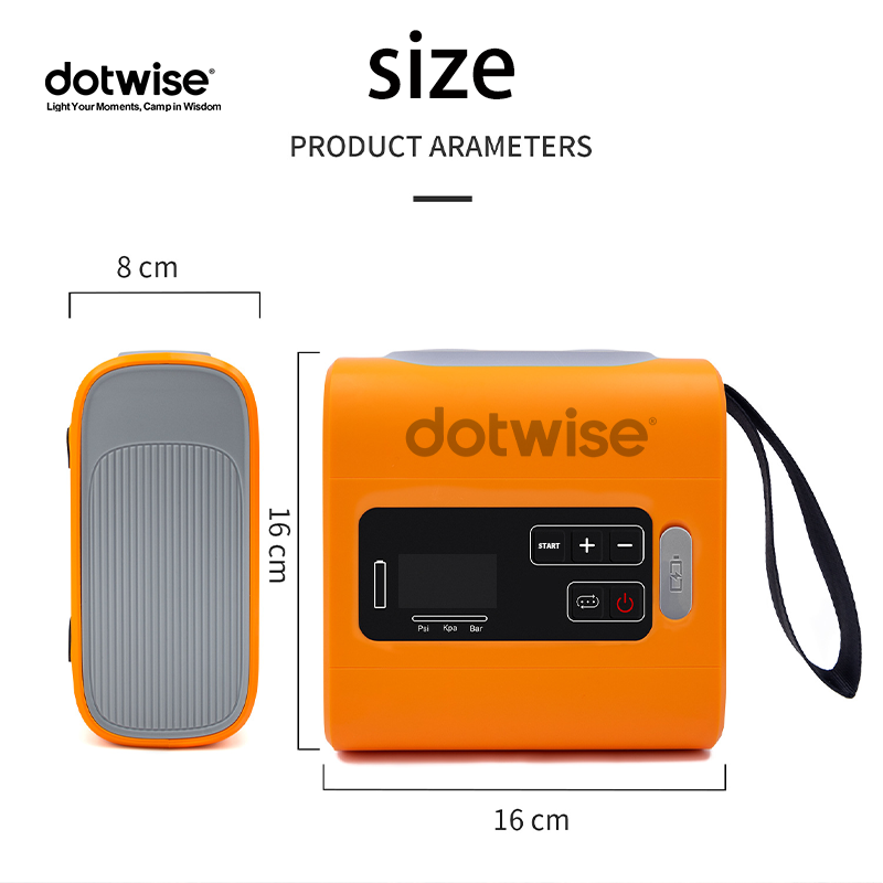 Outdoor Camping Inflatable Tent - Przenośna Elektryczna Bezprzewodowa Pompka Powietrzna do