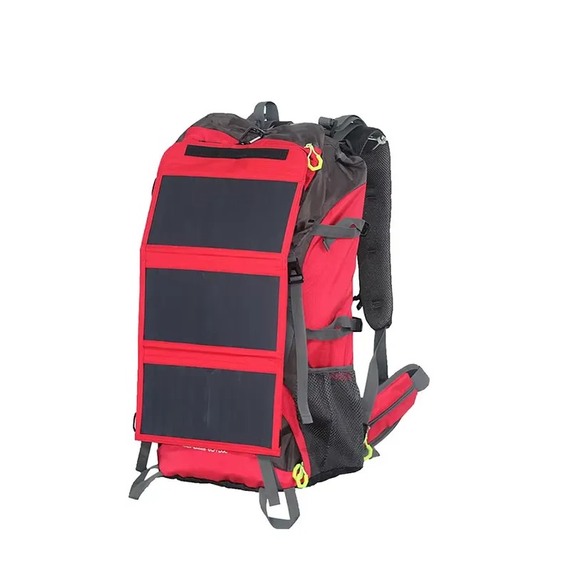 Outdoor Camping Bag - 2026 Niestandardowy Plecak z Panelem Solarnym