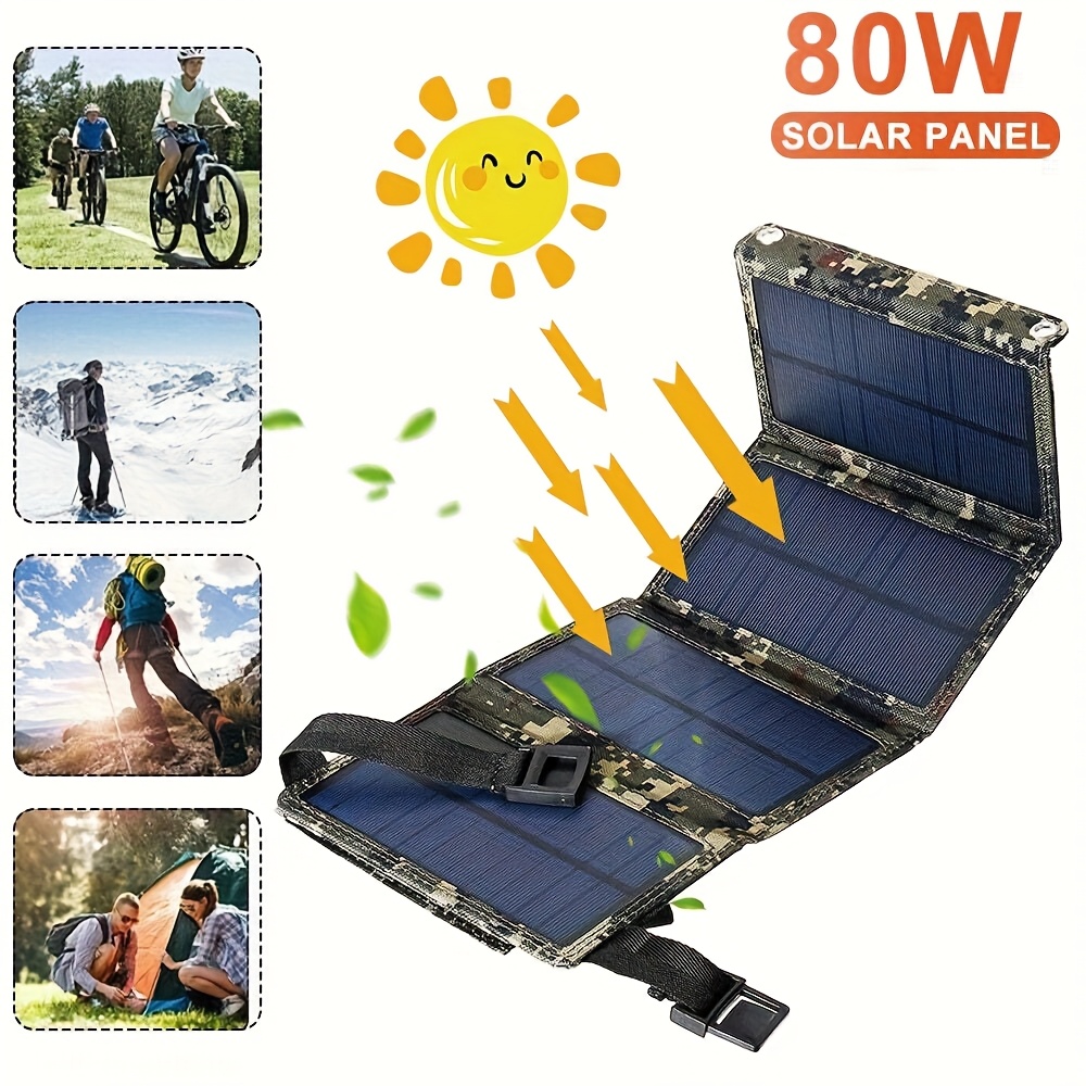 Outdoor Camping Hiking - [Panel słoneczny] Przenośny składany panel słoneczny
