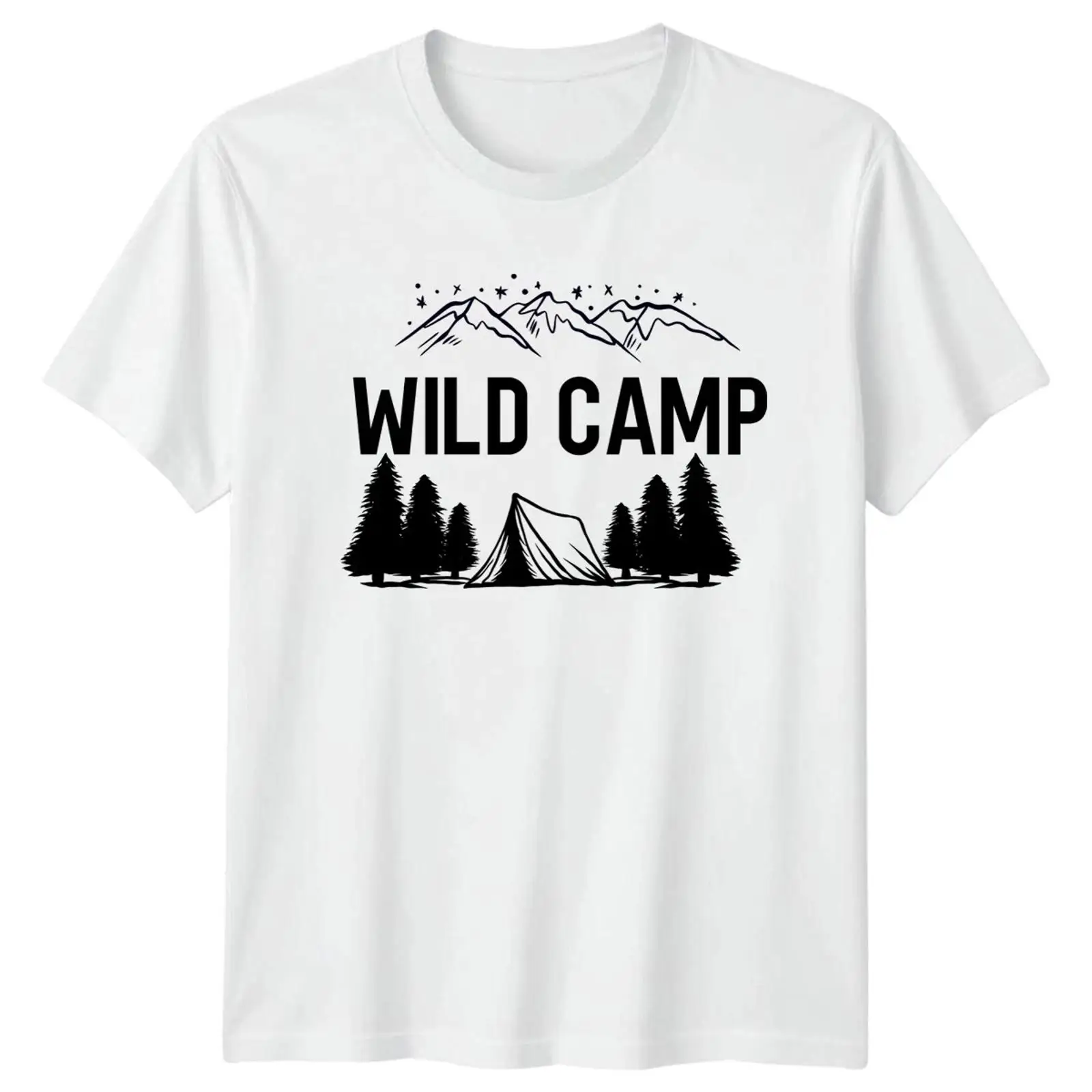 Outdoor Und Camping - Koszulka Wild Camp Wandern Bergsteigen Outdoor