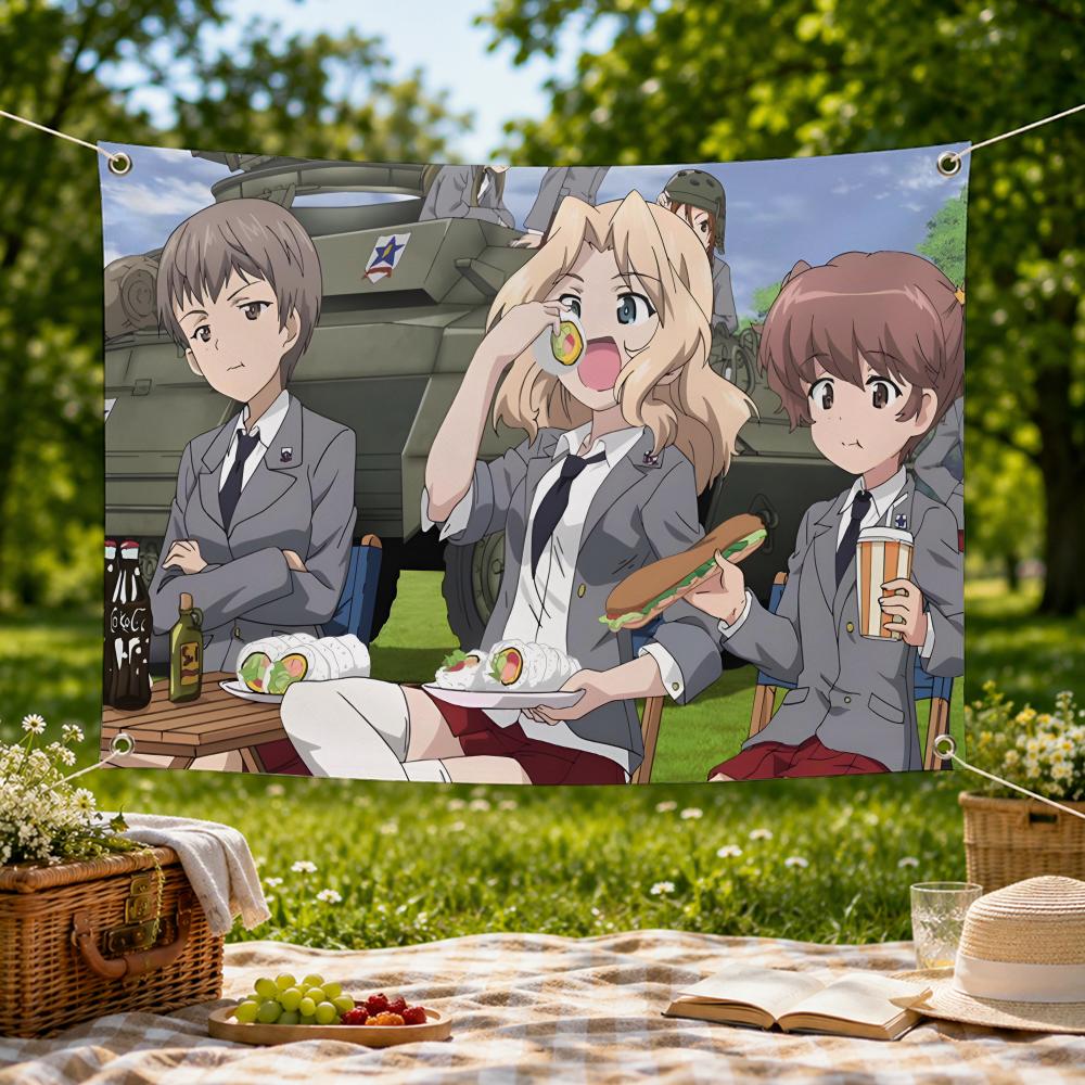 Flaga z motywem anime o dziewc – Outdoor Und Camping recenzja i cena