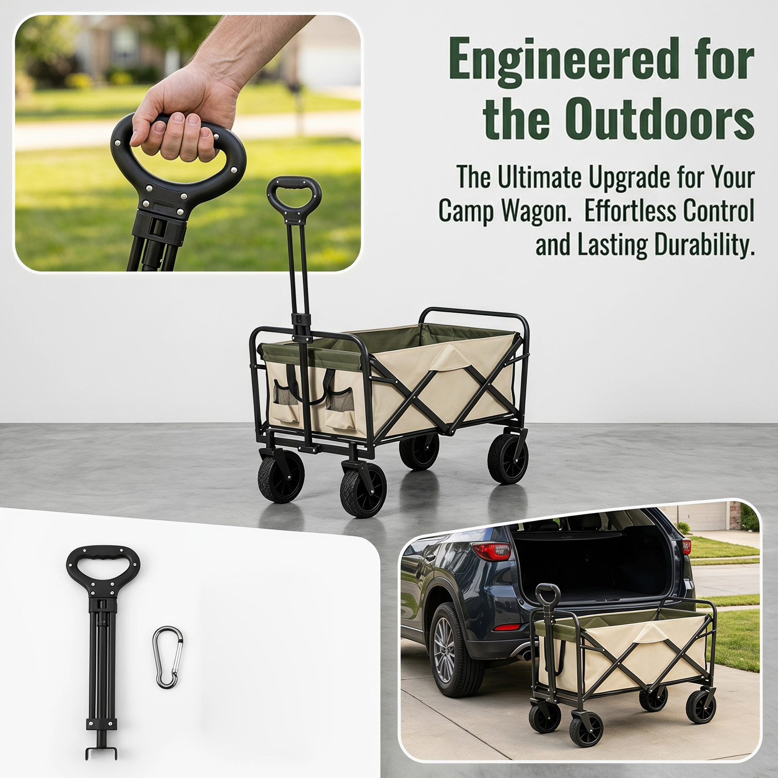 Zamienny uchwyt do ciągnięcia  – Outdoor Camping Trolley recenzja i cena