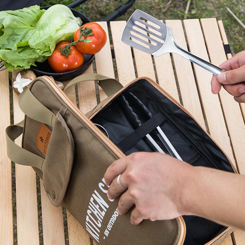 8-częściowy zestaw naczyń kuch – Outdoor Camping Utensils recenzja i cena