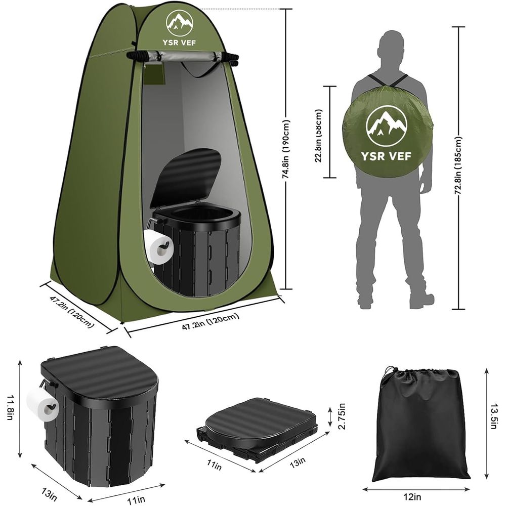 Przenośny Zestaw Toaletowy, To – Outdoor Camping Bag recenzja i cena