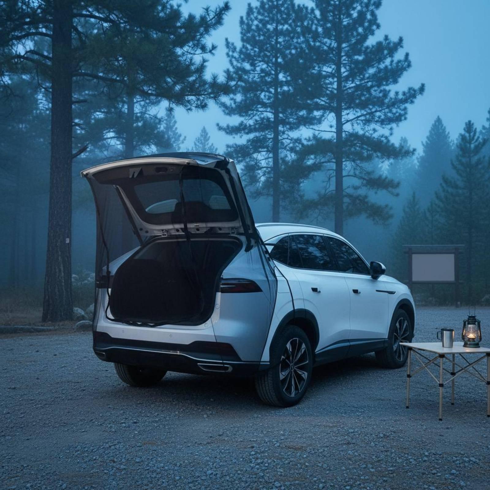 Siatka na tylną drzwię, moskit – Outdoor Camping Car Tent recenzja i cena