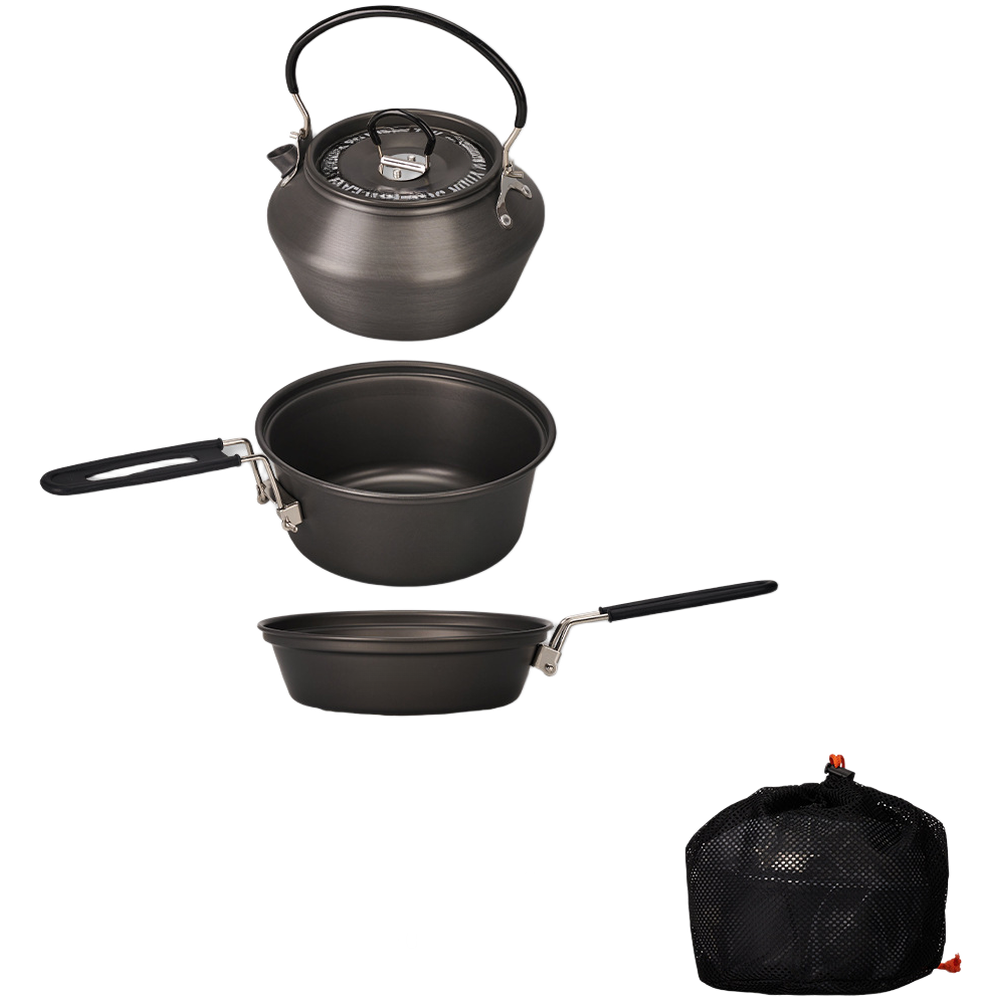Lekki aluminiowy zestaw naczyń – Outdoor Camping Kettle recenzja i cena