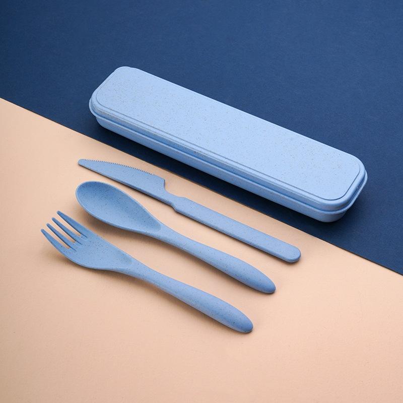 Zestaw sztućców ze słomy pszen – Camp Utensil Set recenzja i cena