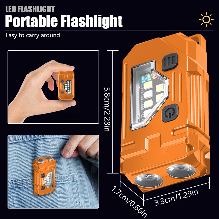Mini Latarka EDC na Breloczku, – Headlamp recenzja i cena