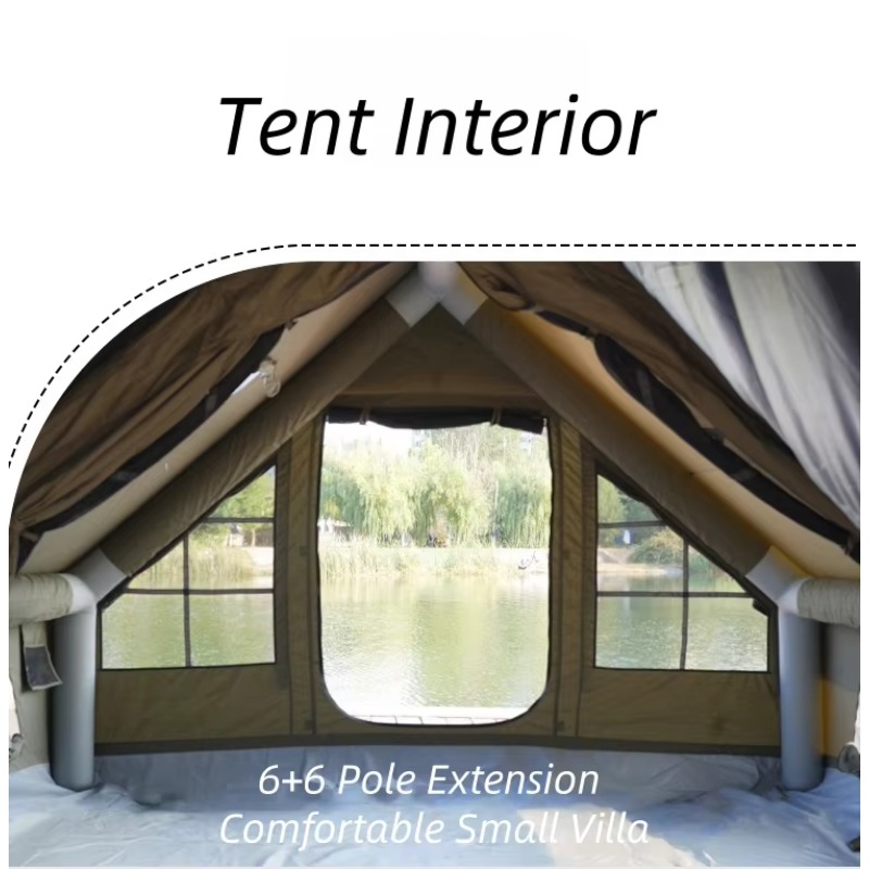 Namiot dmuchany na kemping, lu – Outdoor Camping Inflatable Tent recenzja i cena