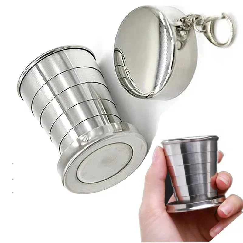 Przenośny składany kubek ze st – Outdoor Camping Utensils recenzja i cena