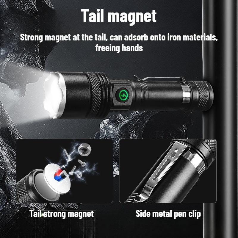 Akumulatorowa latarka LED z re – Outdoor Camping Hiking recenzja i cena