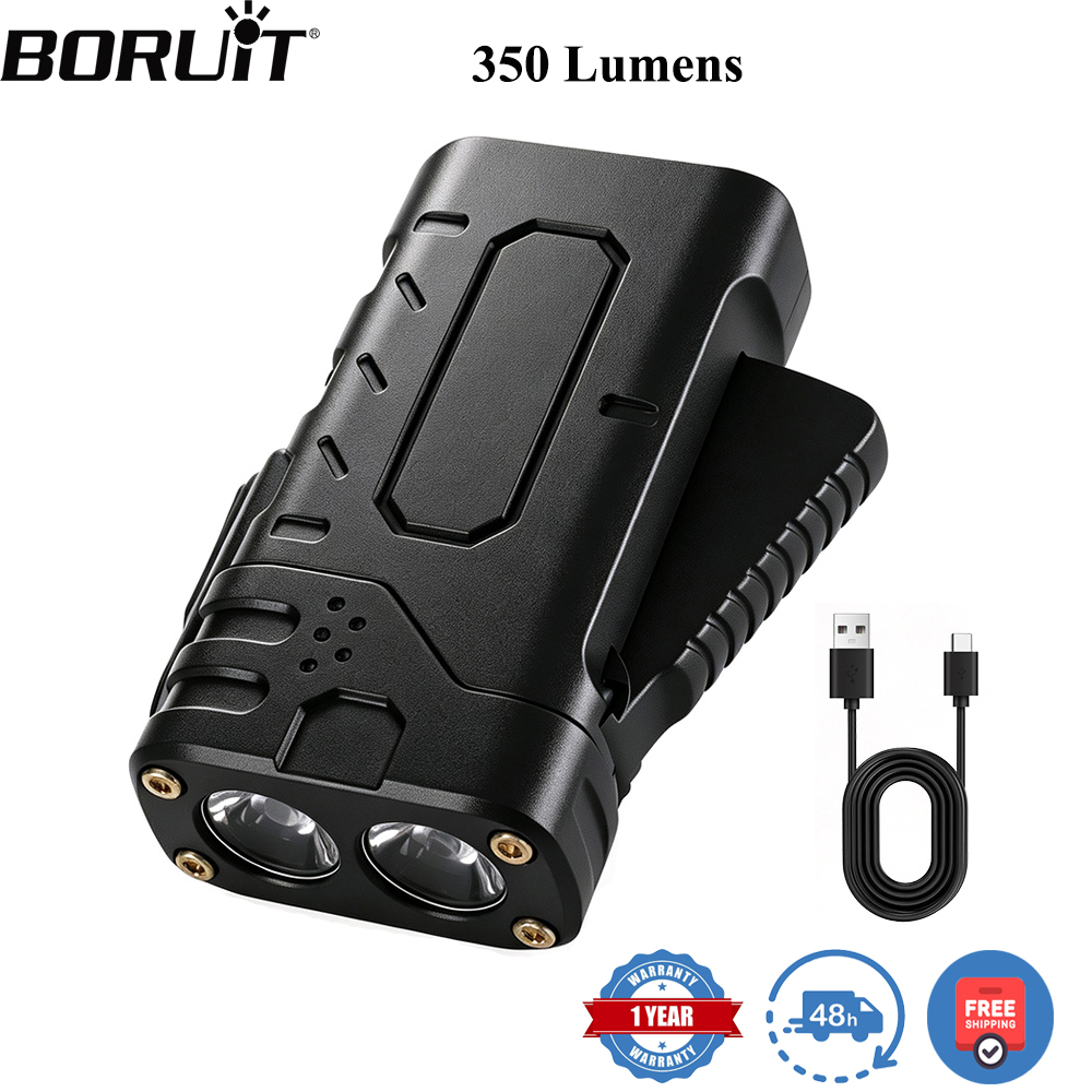 BORUIiT Ręczna latarka LED EDC – Outdoor Camping And Fishing recenzja i cena