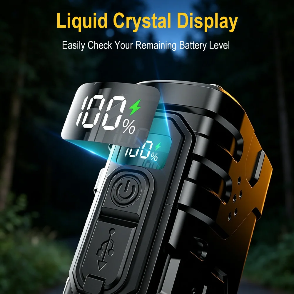 BORUIiT Ręczna latarka LED EDC – Outdoor Camping And Fishing recenzja i cena