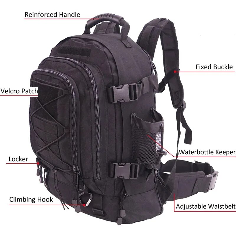 Plecak taktyczny 65L o dużej p – Lightweight Backpack 65L recenzja i cena