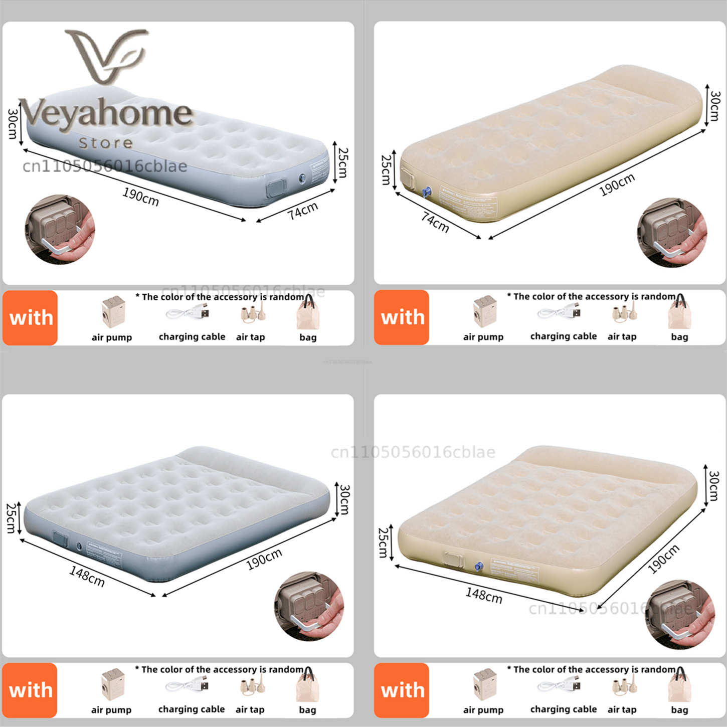 Nowy materac dmuchany z wbudow – Camping Outdoor Or Indoor recenzja i cena