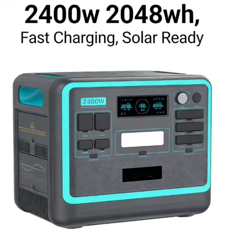 2400W 2048Wh Przenośna Stacja  – Outdoor Camping Hiking recenzja i cena