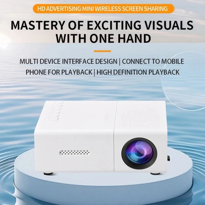 Mini projektor LED 1080P z pil – Outdoor Camping Movies recenzja i cena