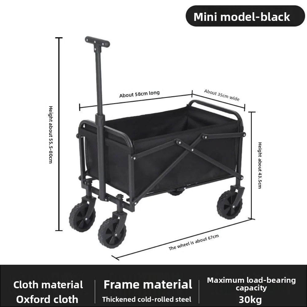 Lekki składany wózek kempingow – Outdoor Camping Trolley recenzja i cena