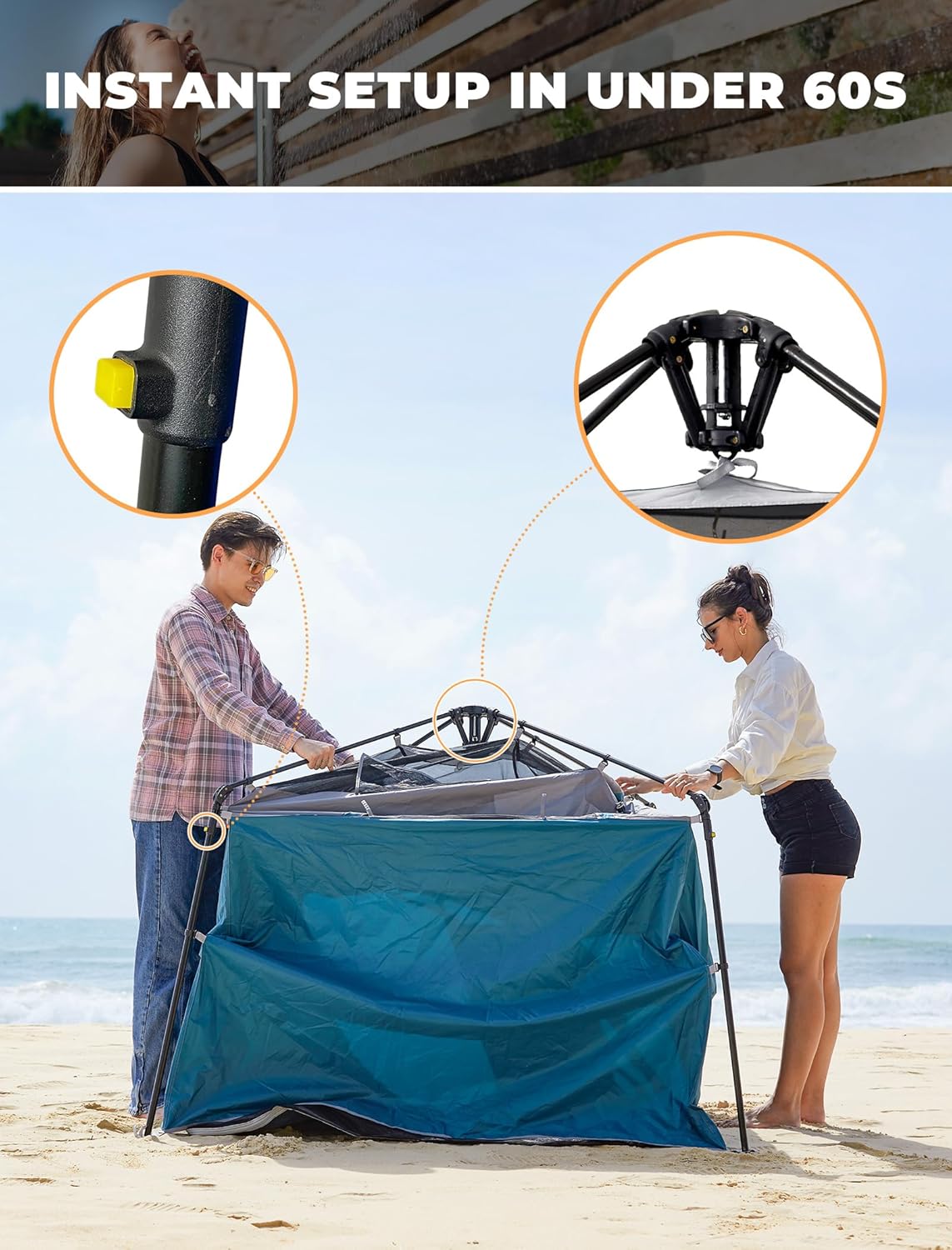 Przenośny namiot prysznicowy z – Outdoor Und Camping recenzja i cena