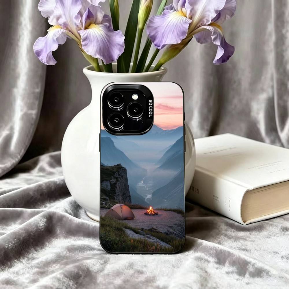 Etui na telefon z motywem górs – Outdoor Camping Anime recenzja i cena