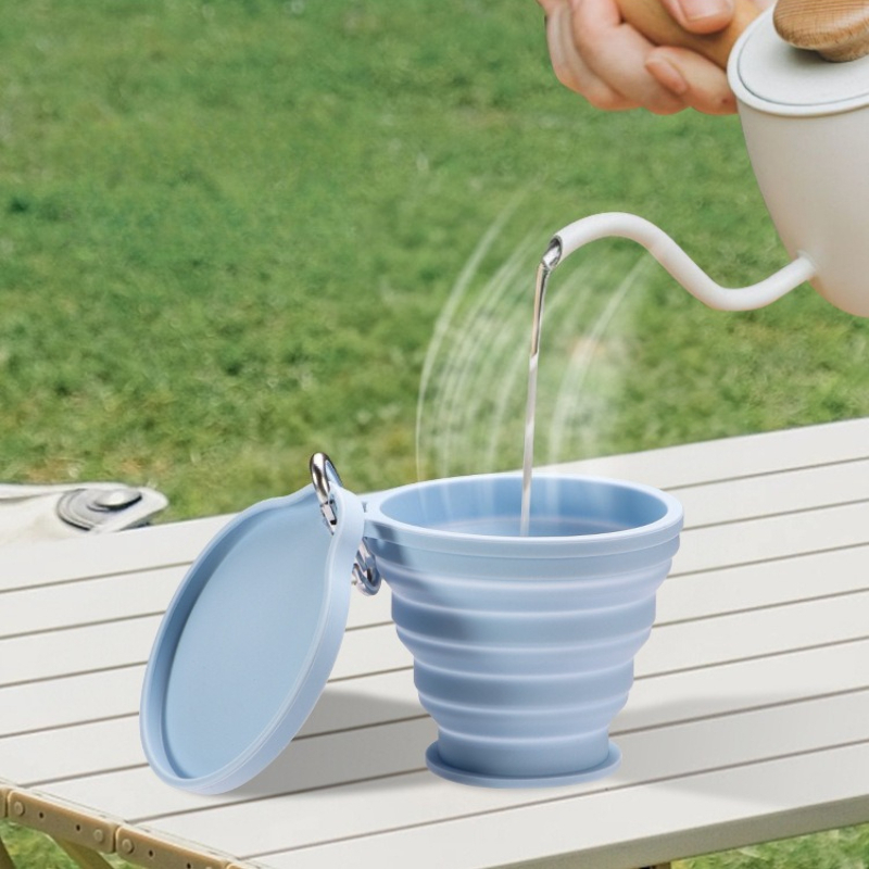 1 szt. Składany Kubek na Wodę  – Outdoor Camping Food recenzja i cena