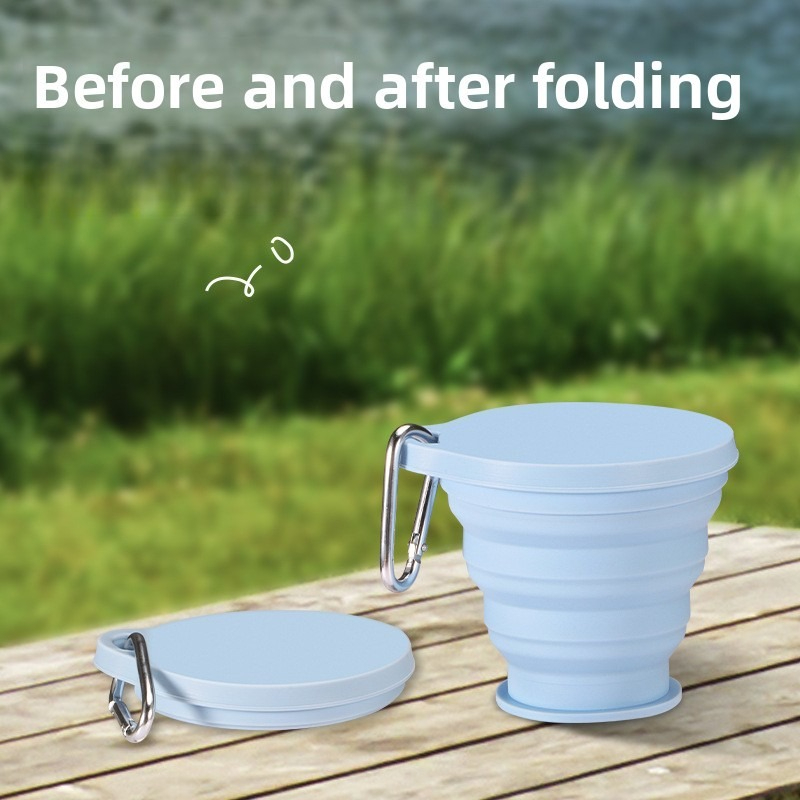 1 szt. Składany Kubek na Wodę  – Outdoor Camping Food recenzja i cena