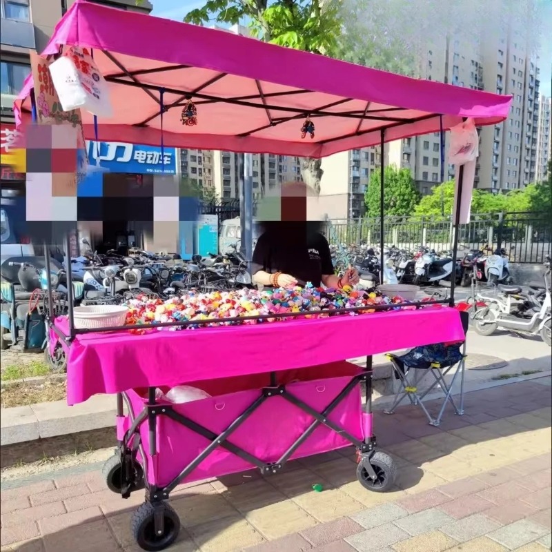 Wózek straganowy z dużym, podn – Outdoor Camping Trolley recenzja i cena